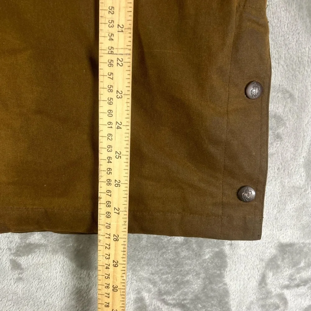 Outback Trading Company Jacket Mens Medium Brown Oilskin Pathfinder 2707